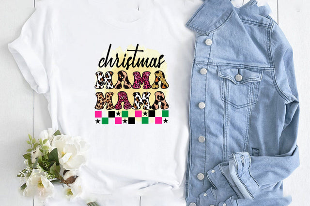 Christmas Mama Sublimation SVGArt 