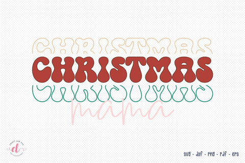 Christmas Mama SVG | Retro Christmas SVG SVG CraftLabSVG 