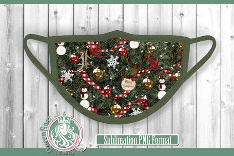 Christmas Mask Sublimation Bundle Sublimation QueenBrat Digital Designs 