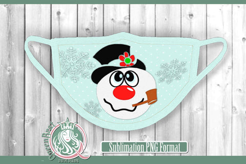 Christmas Mask Sublimation Bundle Sublimation QueenBrat Digital Designs 