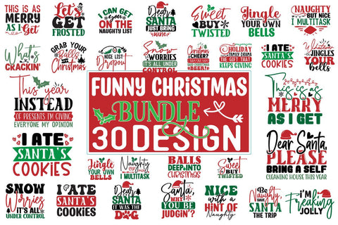 Christmas Mega Bundle 150 Design SVG CraftingStudio 