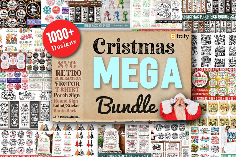 Christmas Mega Bundle SVG etcify 