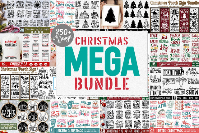 Christmas Mega Bundle SVG FiveStarCrafting 