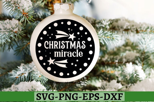Christmas miracle SVG, Christmas miracle SVG DESIGNISTIC 