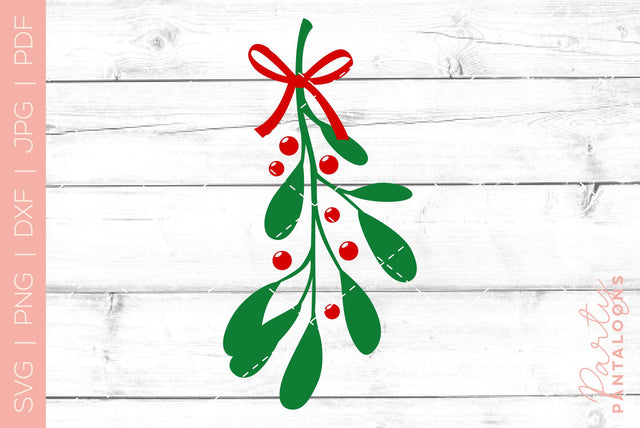 CHRISTMAS MISTLETOE SVG | Christmas Svg SVG Partypantaloons 