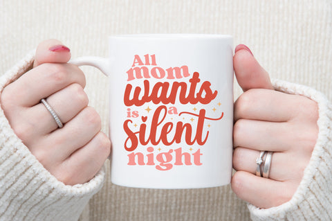 Christmas Mom Quote SVG Design SVG designartist 