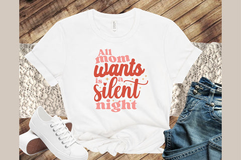 Christmas Mom Quote SVG Design SVG designartist 