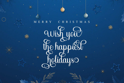 Christmas Moments Font love script 