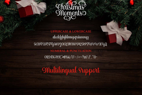 Christmas Moments Font love script 