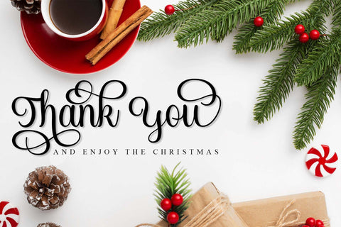 Christmas Moments Font love script 