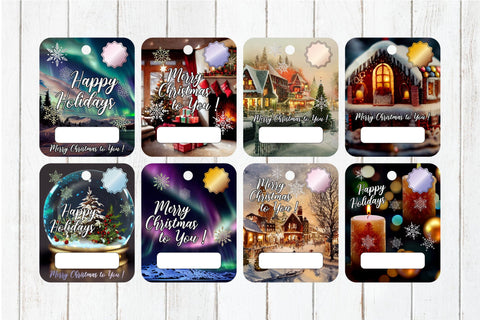 Christmas Money Card Bundle Printable Money Card Holder PNG Sublimation OrangeBrushStudio 