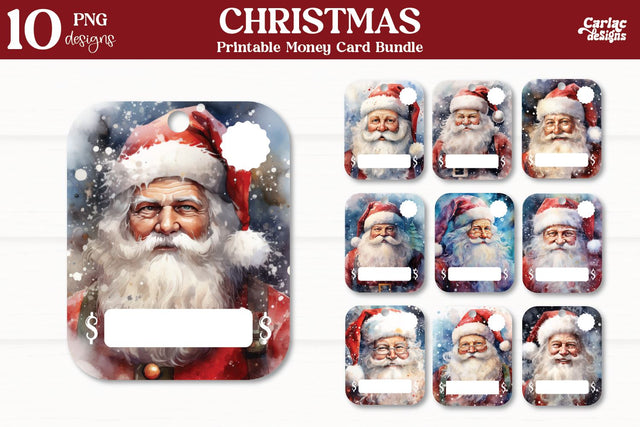 Christmas Money Card Bundle Sublimation Carla C Designs 