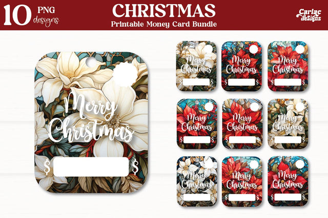 Christmas Money Card Bundle Sublimation Carla C Designs 