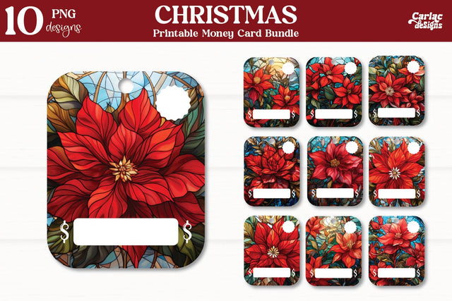 Christmas Money Card Bundle Sublimation Carla C Designs 