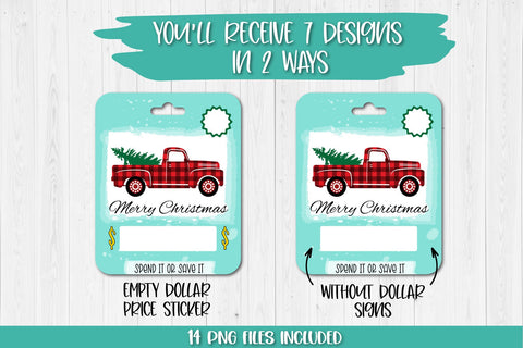 Christmas Money Card PNG Designs | Stocking Stuffer Gift Sublimation TatiStudio 