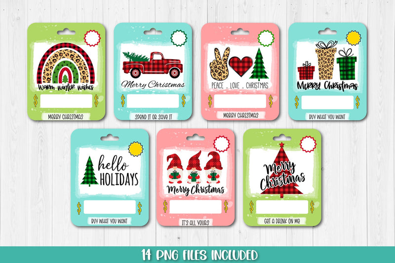 Christmas Money Card PNG Designs | Stocking Stuffer Gift - So Fontsy