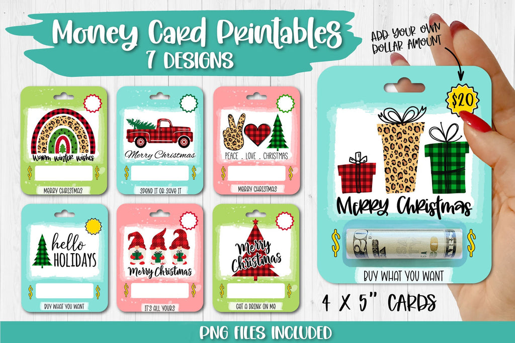 Christmas Money Card PNG Designs | Stocking Stuffer Gift - So Fontsy