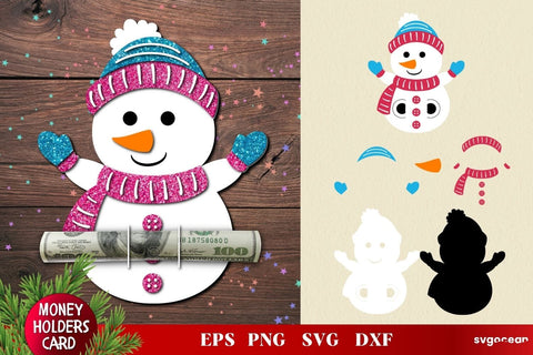 Christmas Money Holder SVG | Layered | Cut File SVG SvgOcean 