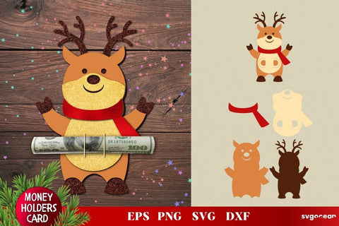 Christmas Money Holder SVG | Layered | Cut File SVG SvgOcean 