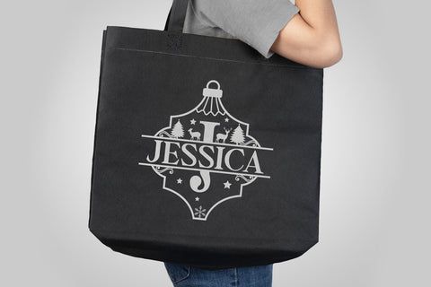 Christmas Monogram Decorative Fonts Font Fox7 By Rattana 