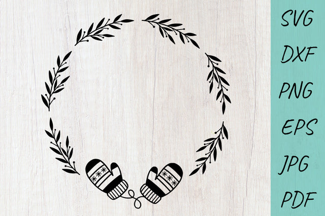 Christmas Monogram SVG | Christmas Wreath | Christmas frame SVG Irina Ostapenko 