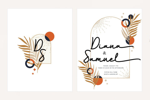 Christmas Monoline Font Letterara 