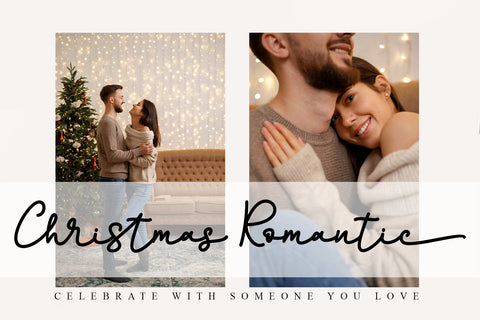 Christmas Monoline Font Letterara 