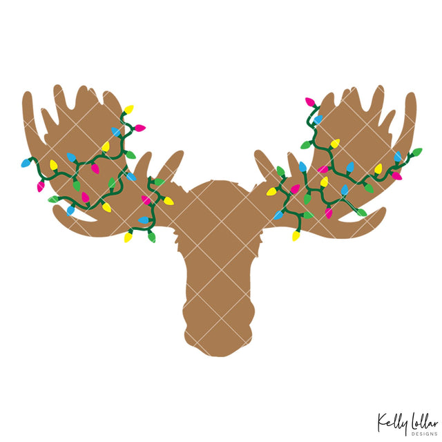 Christmas Moose SVG Kelly Lollar Designs 