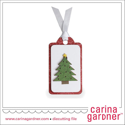 Christmas Motion Tag SVG Carina Gardner