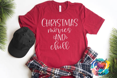 Christmas Movies And Chill SVG Special Heart Studio 