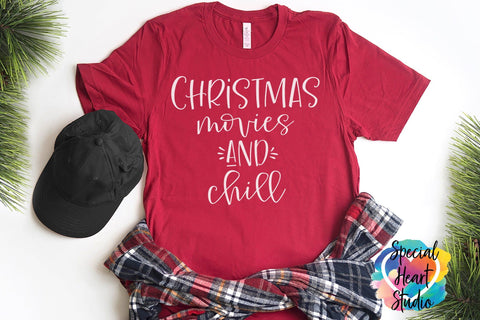 Christmas Movies And Chill SVG Special Heart Studio 