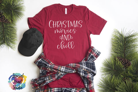 Christmas Movies And Chill SVG Special Heart Studio 