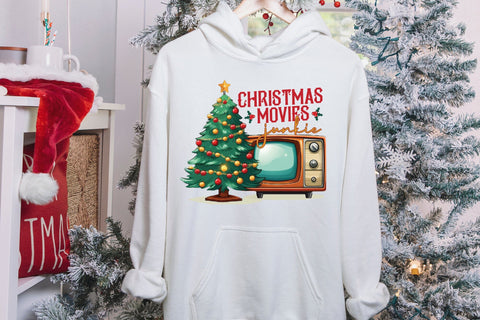 Christmas Movies Junkie PNG Sublimation Sublimation CraftLabSVG 