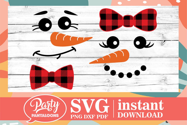 CHRISTMAS MR MRS SNOWMAN SVG Partypantaloons 