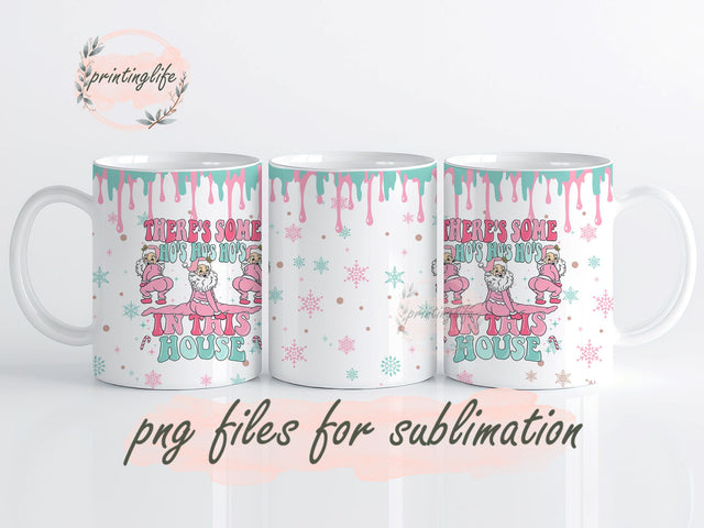 Christmas Mug, Christmas Sublimation Designs, Christmas Mug Wrap Sublimation PrintingLife 