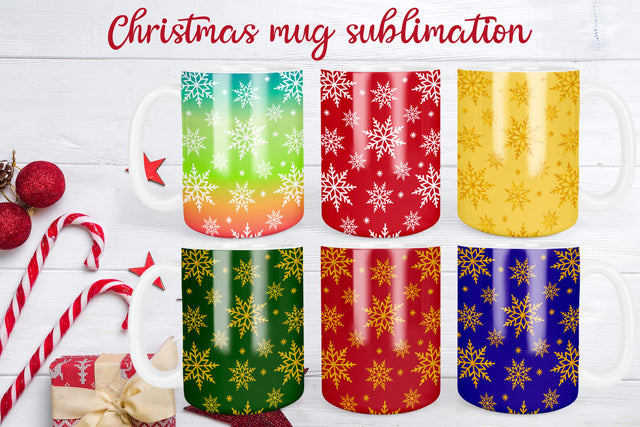 Christmas mug sublimation | Christmas mug bundle Sublimation Svetana Studio 