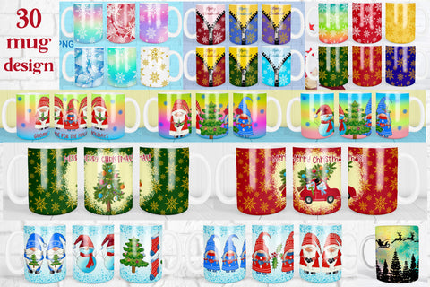 Christmas mug sublimation | Christmas mug bundle Sublimation Svetana Studio 