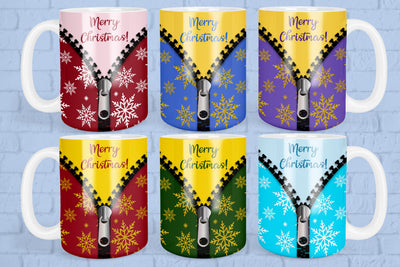 Christmas mug sublimation | Christmas mug bundle Sublimation Svetana Studio 