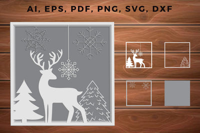 CHRISTMAS Multi layer Cut Files Svg 3D Paper MD JOYNAL ABDIN 