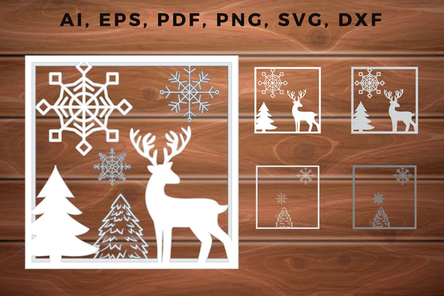 CHRISTMAS Multi layer Cut Files Svg 3D Paper MD JOYNAL ABDIN 