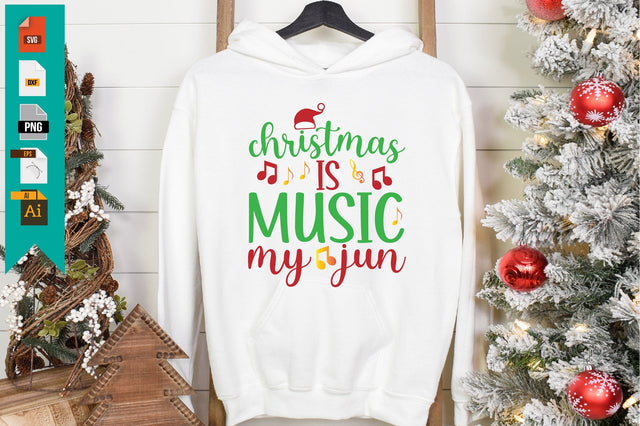 Christmas Music is My Jun SVG Craftlabsvg24 