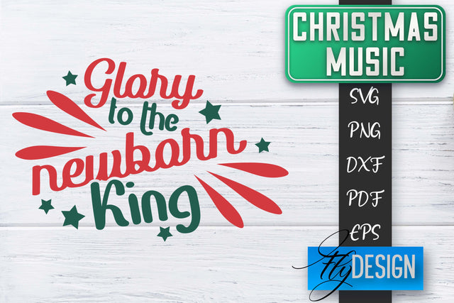 Christmas Music Quotes | Christmas SVG | Xmas Design SVG Fly Design 
