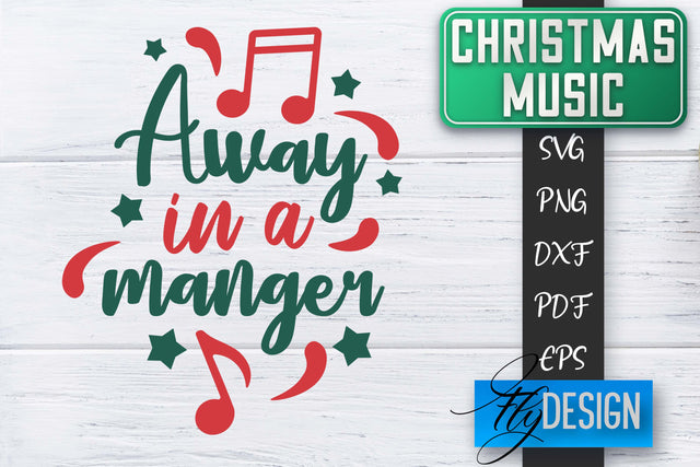 Christmas Music Quotes | Christmas SVG | Xmas Design SVG Fly Design 