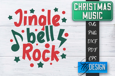 Christmas Music Quotes | Christmas SVG | Xmas Design SVG Fly Design 