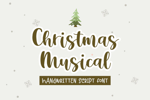 Christmas Musical Font Wildan Type 