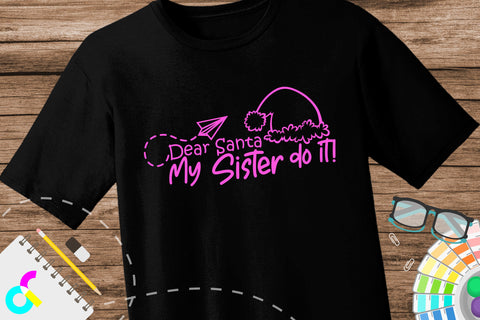 Christmas my sister do it svg SVG Artinrhythm shop 