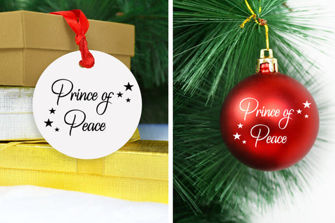 Christmas Names of Jesus for Ornaments Cut Files SVG SVG Safi Design 