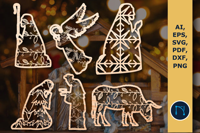 Christmas NATIVITY SCENE SVG bundle SVG MD JOYNAL ABDIN 