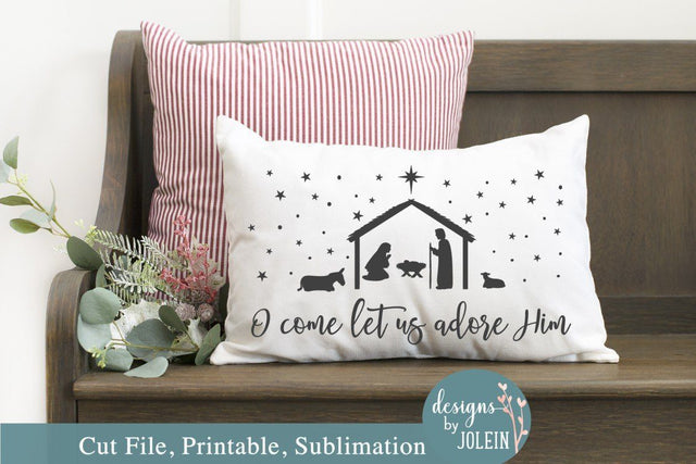 Christmas Nativity SVG Designs by Jolein 