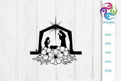 Christmas Nativity Svg File SVG Sintegra 
